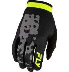 FLY RACING Lite Flake Handschuhe - Grau/Hi-Vis/Schwarz