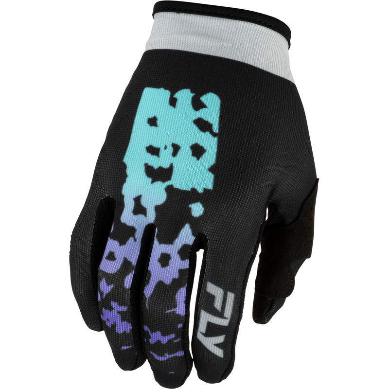 Gants FLY RACING Lite Flake - noir/gris/multi Gants FLY RACING Lite Flake - noir/gris/multi