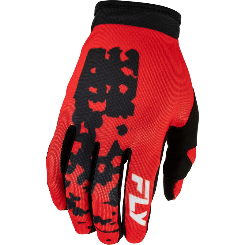 FLY RACING Lite Flake Handschuhe - Rot/Schwarz