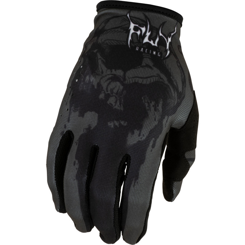 FLY RACING Lite Dark Series Handschuhe - Grau/Schwarz