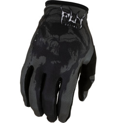 FLY RACING Lite Dark Series Handschuhe - Grau/Schwarz