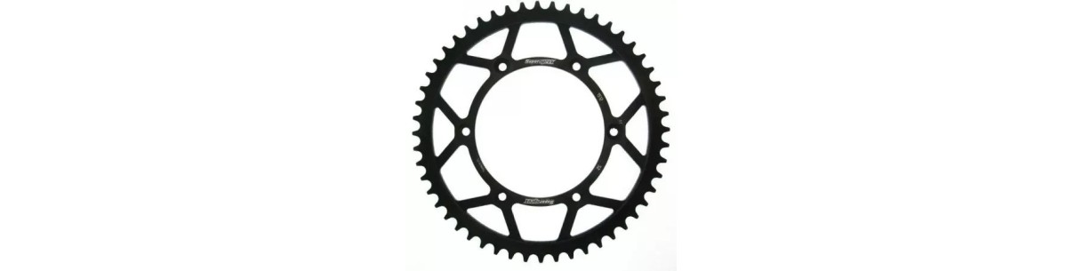 TM crowns for motocross, enduro and trial bikes