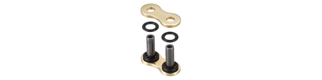Chain quick-release for motocross, enduro and trials TM motorcycles