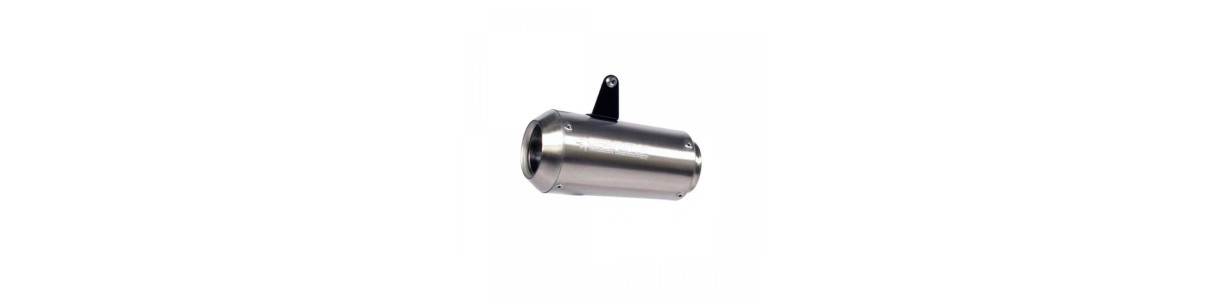 Muffler for 4-stroke motorcycles