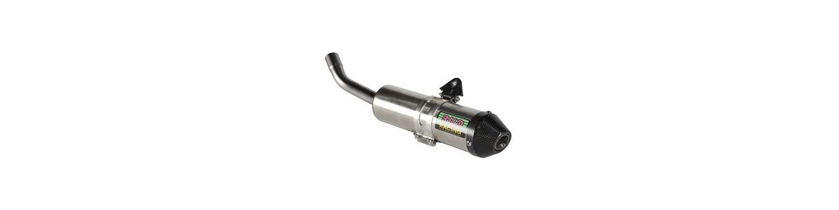 Exhaust silencers for 4-stroke motorcycles