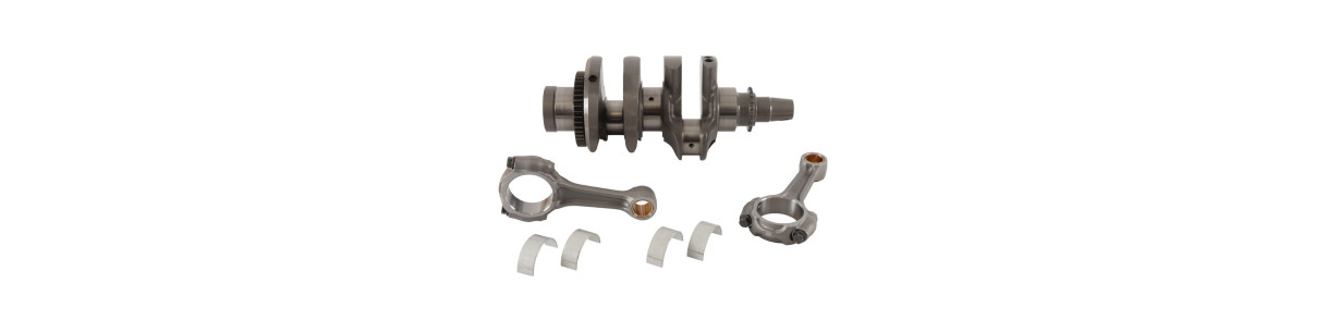 Vilebrequin, vilo et embiellage pour quad POLARIS