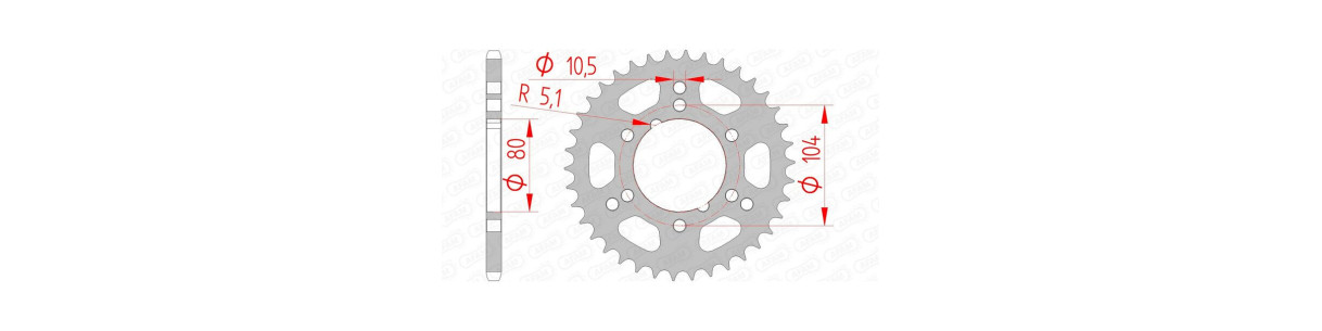 Kettenräder für POLARIS Quads