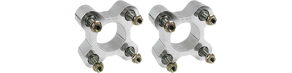 Wheel spacers for POLARIS quads