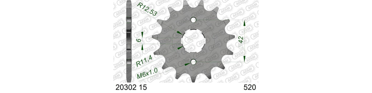 Ritzel für TGB Quads