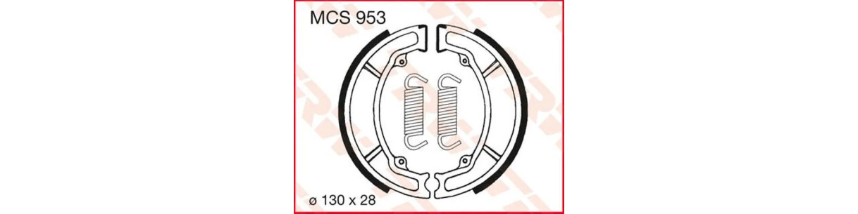 Zapatas de freno para quad YAMAHA