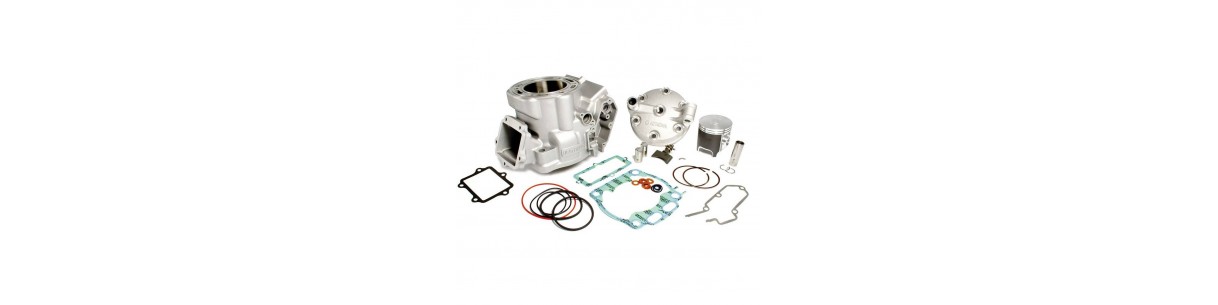 Haut moteur, cylindre, piston, kit complet pour KAWASAKI KX, KE, KMX, KDX,... 2 temps