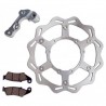 Brakes for motorcycle cross, enduro and trial