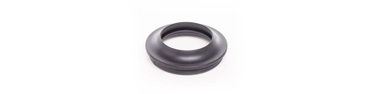 Fork dust cover for motocross, enduro and trial